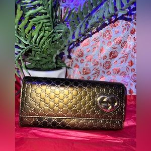 Authentic GUCCI Patent Leather Wallet